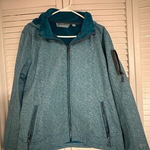 Free Country Teal Fleece Jacket